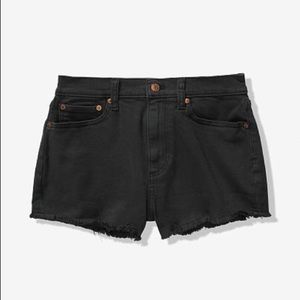 Victoria’s Secret PINK High Waist Denim Short Black 32 XL NEW